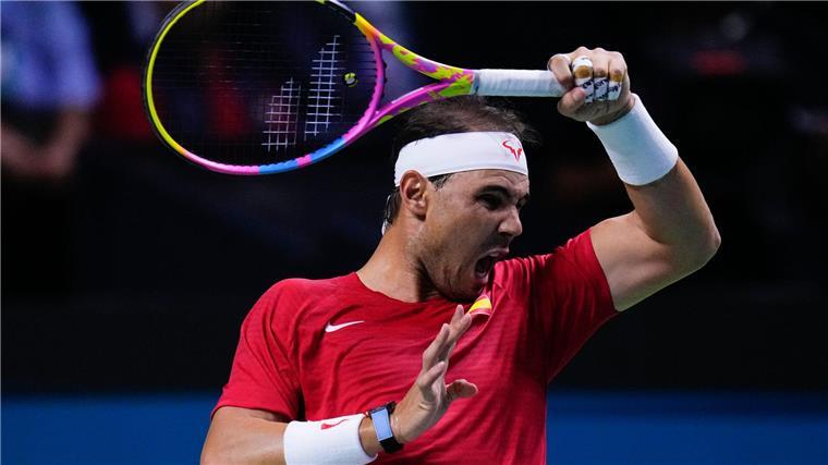 Aus im Davis Cup: Tennis-Karriere von Nadal vorbei Rafael Nadal versuchte noch einmal alles, es reichte aber nicht.