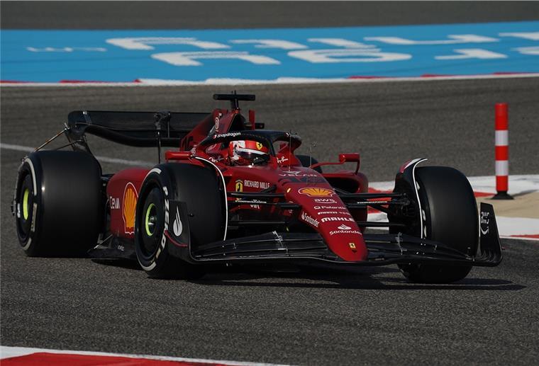 Rast im Qualifying allen davon: Charles Leclerc vom Team Ferrari.