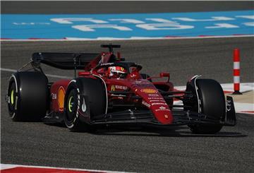 Rast im Qualifying allen davon: Charles Leclerc vom Team Ferrari.