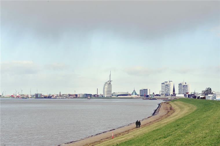 Regenwolken werden am Wochenende über Bremerhaven aufziehen.