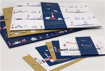 Hochwertiges Geschenkpapier und Grußkarten der Nordsee-Zeitung