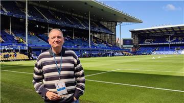 Reporter Thomas Schulz ist ein glühender Anhänger des FC Everton. Klar, dass er vorbeikommen musste, um sich vom Goodison Park zu verabschieden.