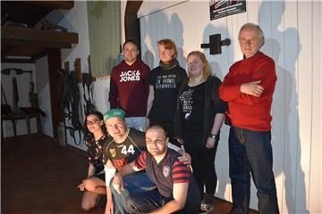 Die Poetry Slammer im Dorphuus Lunestedt
