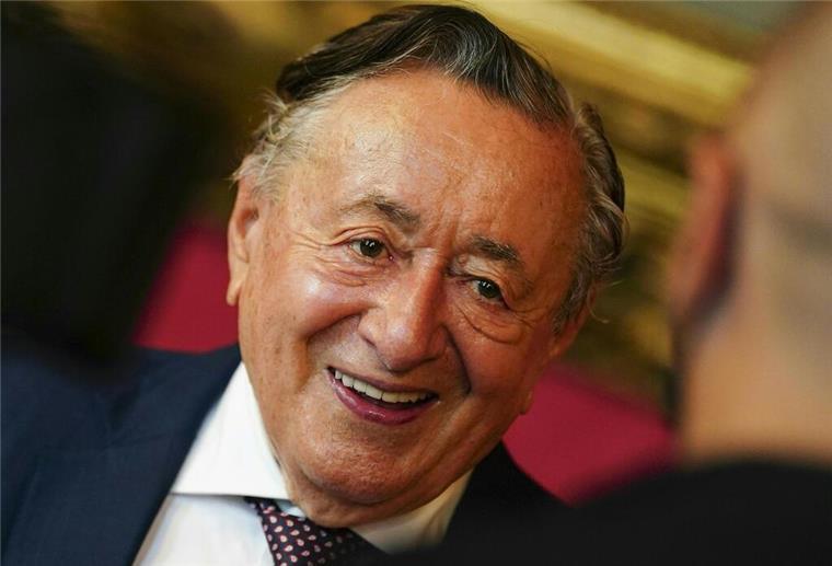 Richard Lugner bei der Feier zu seinem 90. Geburtstag im Wiener Rathaus.