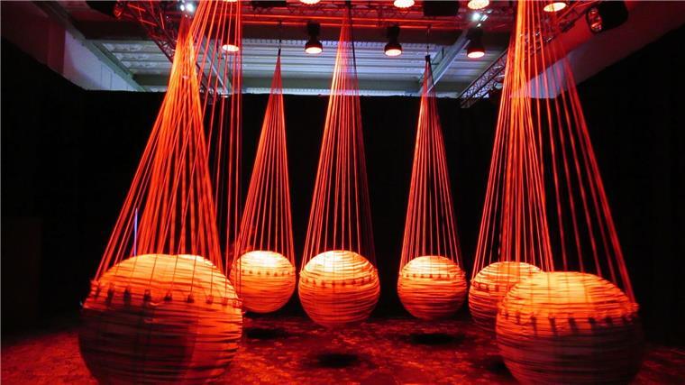 Kunst zum Anfassen Riesige Ballons sind in der Ausstellung zu sehen.