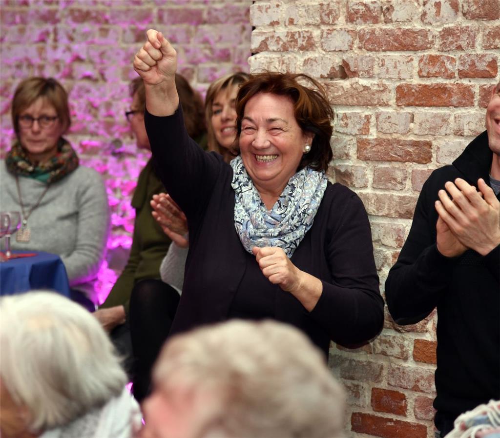 Rita Graßmann war die glücklichste Frau des Abends. Sie darf zu Inas Nacht.