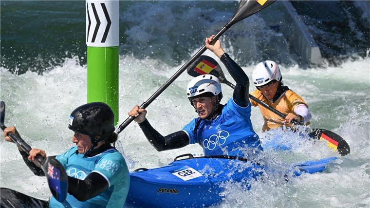 Rivarda Funk kollidierte mit einer Kontrahentin und schied im Viertelfinale aus.