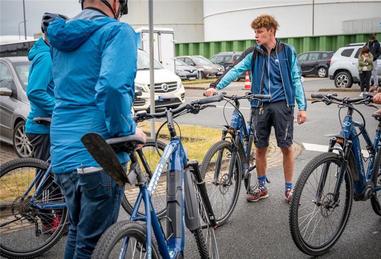 Robert Rentsch ist „Bike-Guide“ an Bord der „Mein Schiff 4“. Künftig will er mit Passagieren auch durch Bremerhaven radeln.