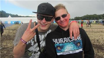 Rock &apos;n&apos; Roll: Diese beiden sind definitiv aufs Hurricane eingestellt.
