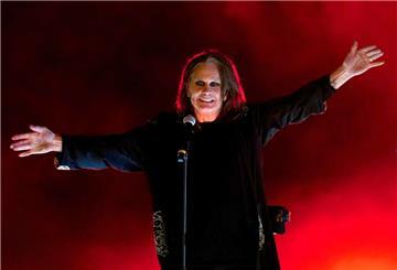 Ozzy Osbourne beim Auftritt in Birmingham