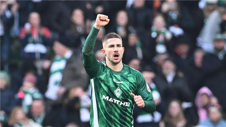 Dank Pléa: Gladbach auf Effenbergs Spuren Romano Schmid brachte Werder zurück ins Spiel.