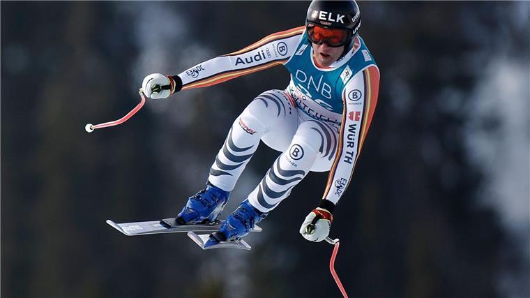 Romed Baumann war bei der Abfahrt in Kvitfjell ohne Chance.