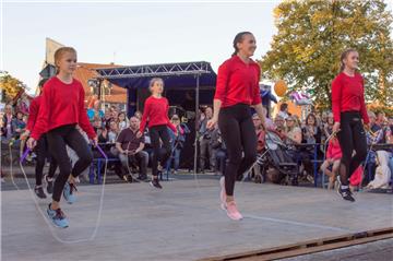 Rope Skipping-Team aus Lüneburg beim Auftritt in Selsingen.