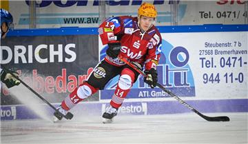 Ross Mauermann brachte die Fischtown Pinguins in Wolfsburg in Führung. 
