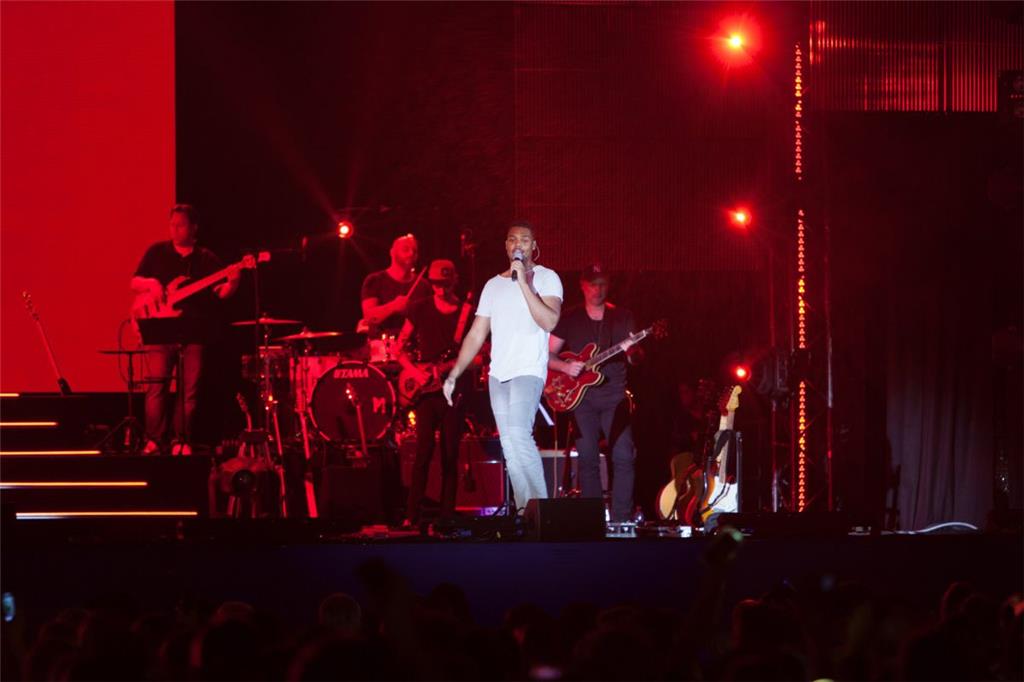 Ruben Mateo auf der Bühne