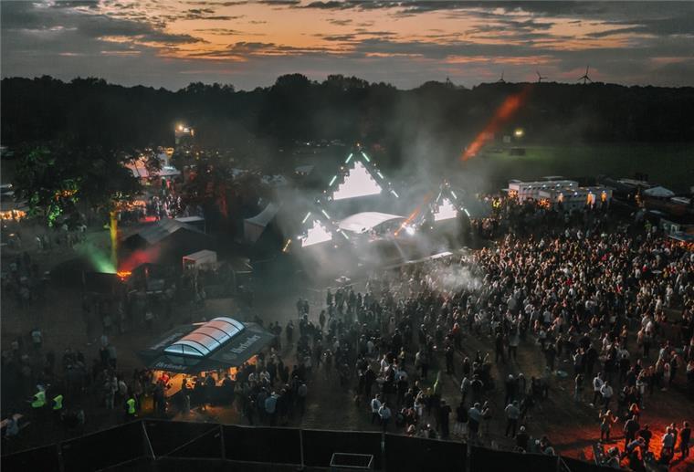 Festivalgelände von Die Heide brennt