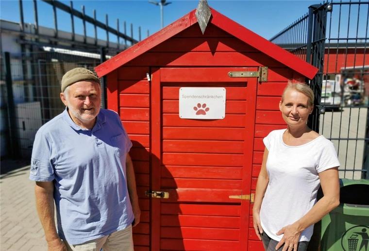 Amelie Bensch (rechts) und Klaus-Dieter Hantschel