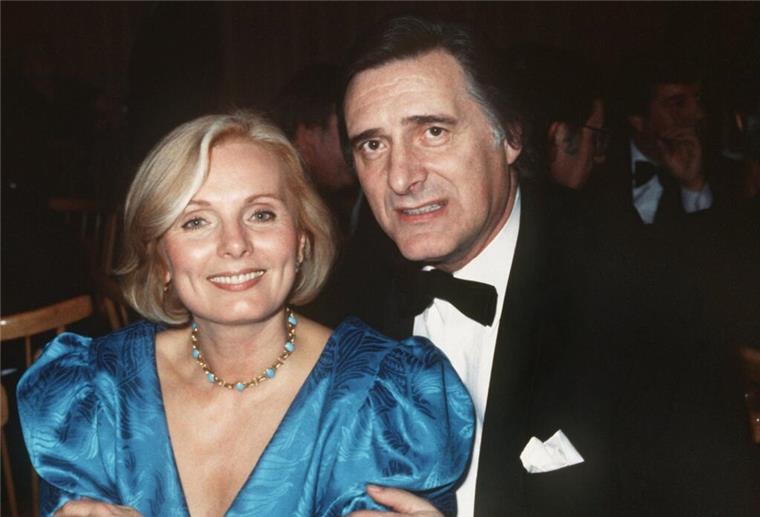 Ruth Maria Kubitschek und Helmut Fischer 1984 in München.