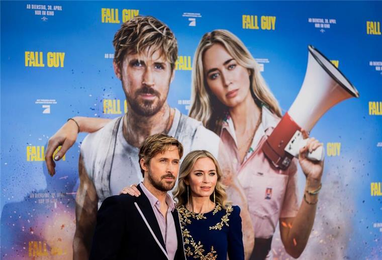 Ryan Gosling und Emily Blunt bei der Premiere des Films „The Fall Guy“.