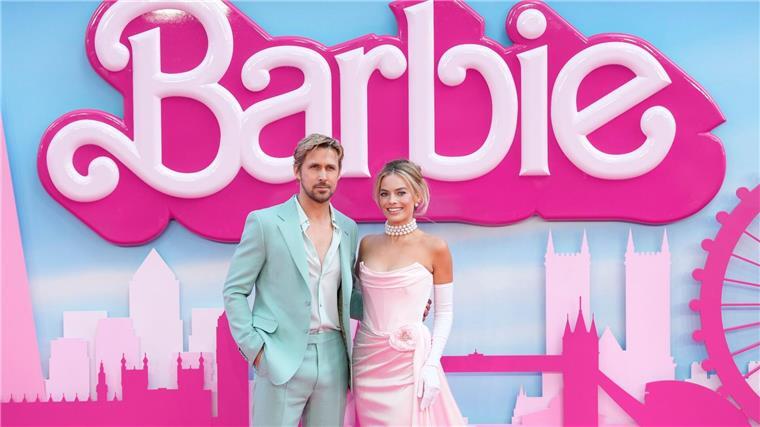 Ryan Gosling und Margot Robbie kommen zur Premiere des Films „Barbie“.