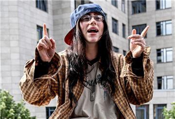 Sängerin Billie Eilish in Berlin.