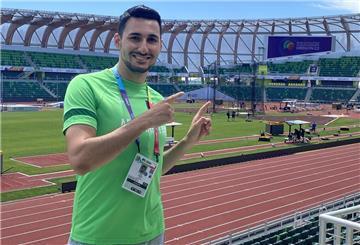Said Gilani bei der WM in Eugene