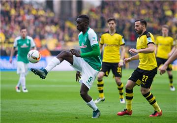 Sambou Yatabaré hat sich eine schwere Muskelverletzung zugezogen und fällt  bei Werder Bremen bis zum Saisonende aus.