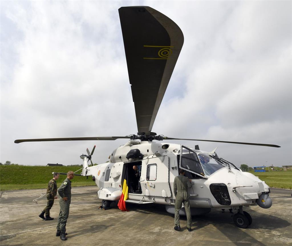 SAR-Tag auf dem Nordholzer Fliegerhorst:  Auch der belgische NH-90 Caiman war vo...