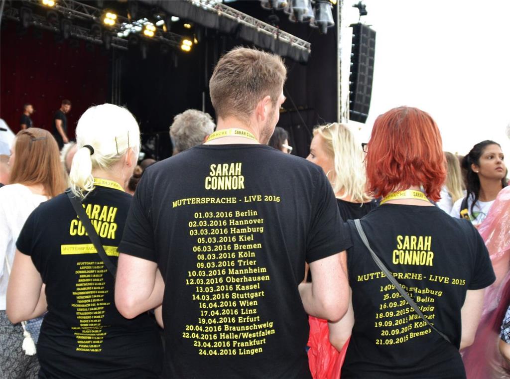 Sarah-Connor-Fans sind treue Seelen. Foto: Heye Barthel
