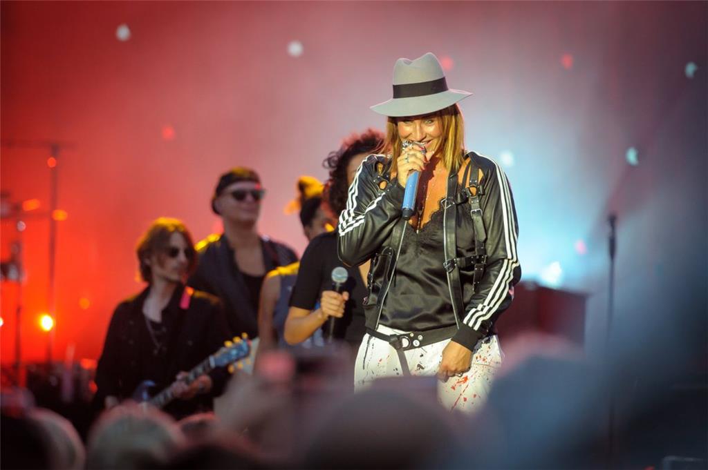 Sarah Connor kommt beim Publikum sehr gut an. Foto: Masorat
