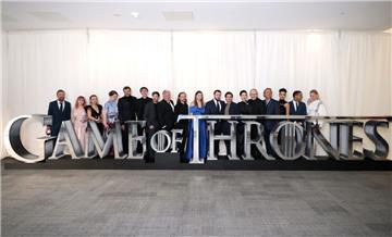 Schauspieler und Crewmitglieder von "Game of Thrones" vor der Premiere der achten Staffel.