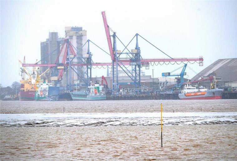 Anders als in Bremerhaven: Umschlag in niedersächsischen Häfen gestiegen Schiffe im Hafen Brake