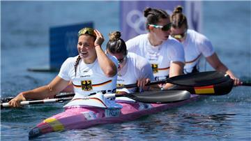 Schlagfrau Paulina Paszek führte das Boot bei der EM zu Bronze. 