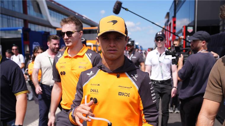 Schnellster im Ungarn-Training: Lando Norris.