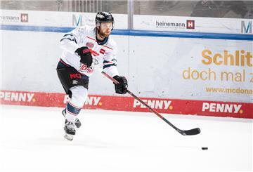 Eishockey-Profi Dane Fox. 