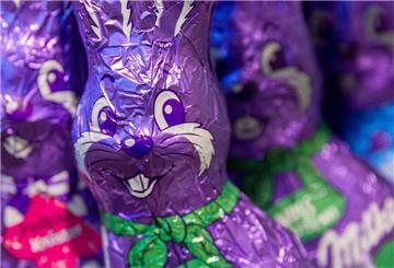 Schokoladen-Osterhasen von Milka.