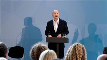 Scholz beim Festakt