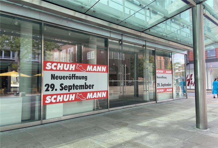 Schuh-Mann übernimmt die Räumlichkeiten von Schuhkay in der Bremerhavener Innenstadt.