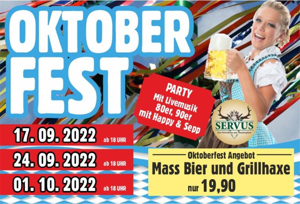 Servus Bremerhaven: Ziehen Sie Ihr Dirndl oder Ihre Lederhose an Oktoberfest Angebot Servus Bremerhaven