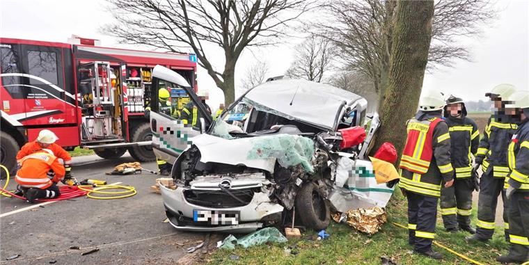 Bei Neuenwalde: Auto kracht gegen Baum - Beifahrer tot Schwerer Unfall auf der L118 zwischen Neuenwalde und Debstedt.