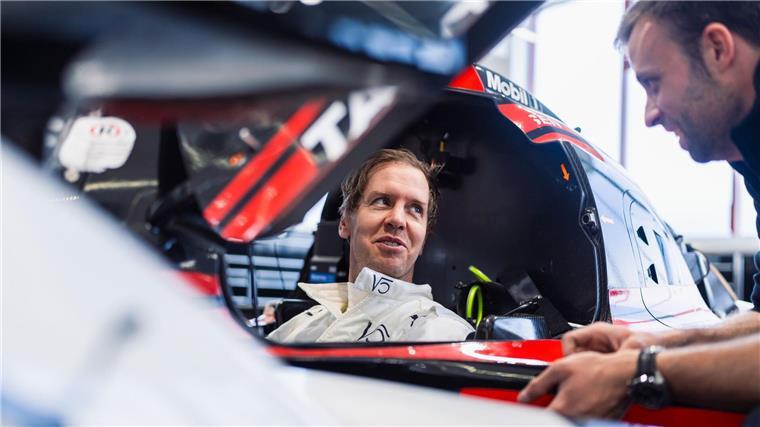 Sebastian Vettel mal wieder ganz in seinem Element.