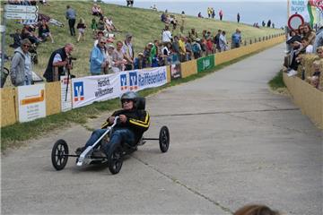 Seifenkistenrennen in Feldhausen 2019.