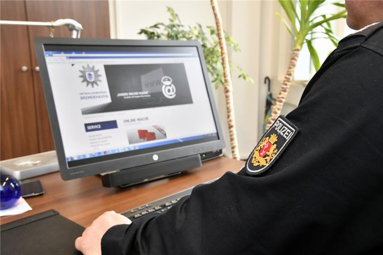 Polizei Bremerhaven: Diese Delikte werden online angezeigt Seit 2017 gibt es in Bremerhaven die Online-Wache.