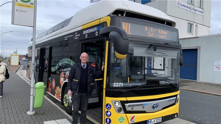 Seit Januar fahren in Bremerhaven Wasserstoffbusse. Manchmal bleiben sie wegen technischer Schwierigkeiten aber auf dem Betriebshof.