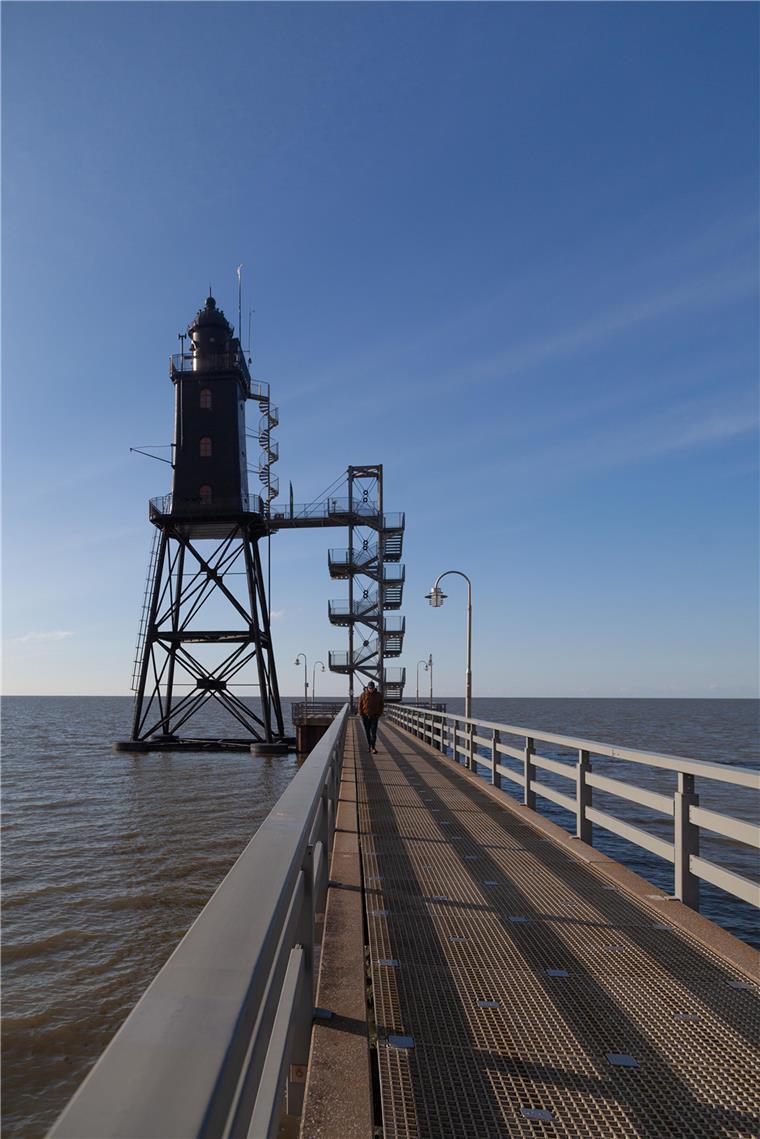 Obereversand Leuchtturm Nordseeküste Dorum-Neufeld