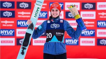 Selina Freitag konnte beim Skiflug-Weltcup in Vikersund nicht noch einmal jubeln. 