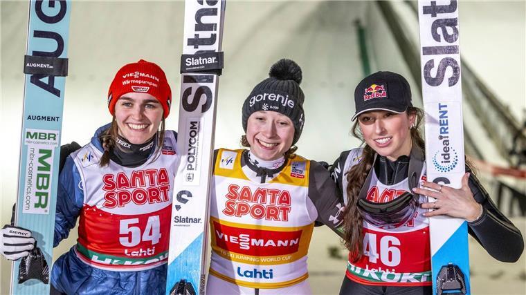 Selina Freitag und Nika Prevc überragten in diesem Winter.