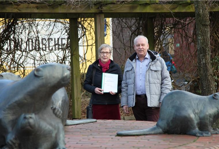 Seniorenbeiratsvorsitzende Käte Heins und Beverstedts Seniorenbeauftragter Harald Sommerfeld wollen viel bewegen für die Senioren in der Gemeinde.