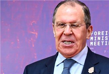 Der russische Außenmister Sergej Lawrow, beim G20-Gipfel der Außenministerinnen und -Außenminister in Indonesien.