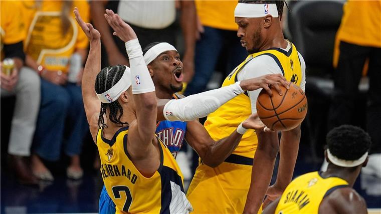 Shai Gilgeous-Alexander sah sich oft in scheinbar ausweglosen Situationen gegen die Pacers-Verteidiger.
